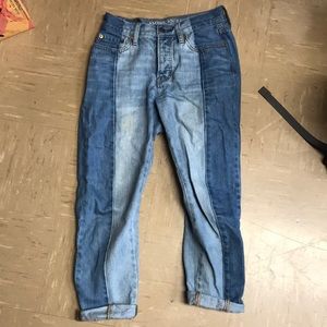 cropped american eagle jeans